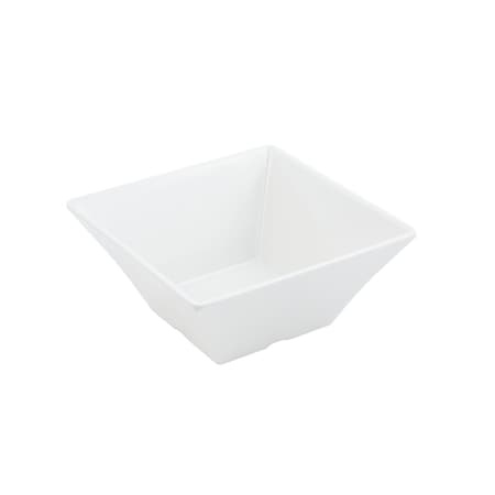 Bon Chef Melamine Square Bowl 8 X 8 X 4  52 Oz / 1.62 Qts 53500WHITE